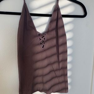 Free People Ribbed Tank Top Size XS/S